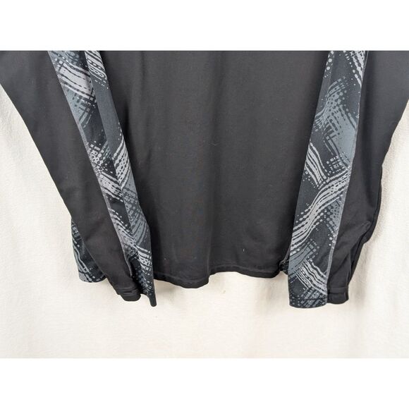 Athleta Half Zip Pullover Gym Jacket Black/Gray Women's Size 1X/XL - Picture 12 of 13